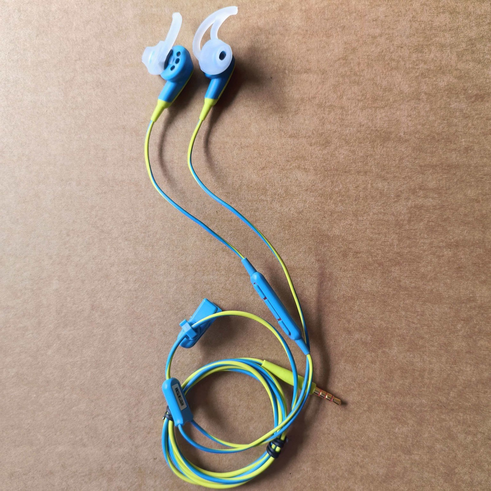 Bose SoundSport In-Ear Headsets Earphones 3.5mm Jack Wired Blue Color-Yellow
