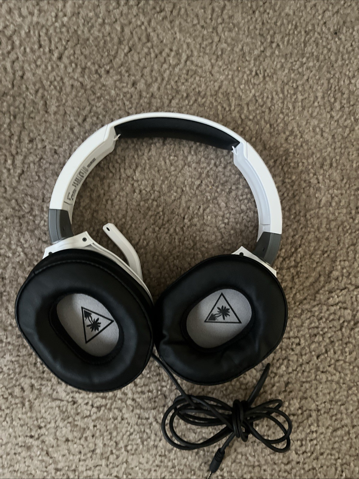 Turtle Beach 1100 Series On-Ear Wired 3.5mm Headphones, White/Black