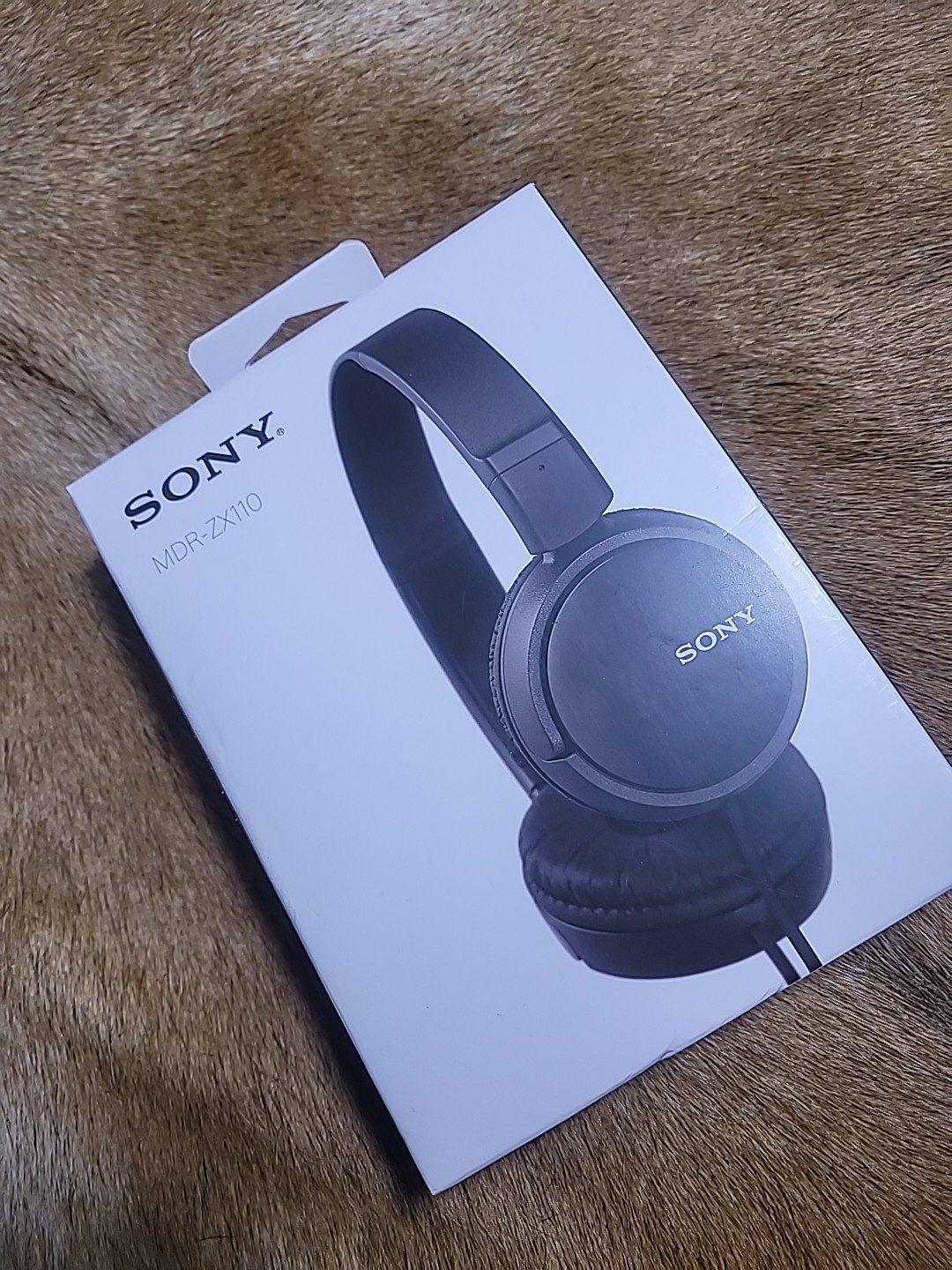 Sony MDR-ZX110 Wired On-Ear Stereo Headphones Black Sealed New Gift