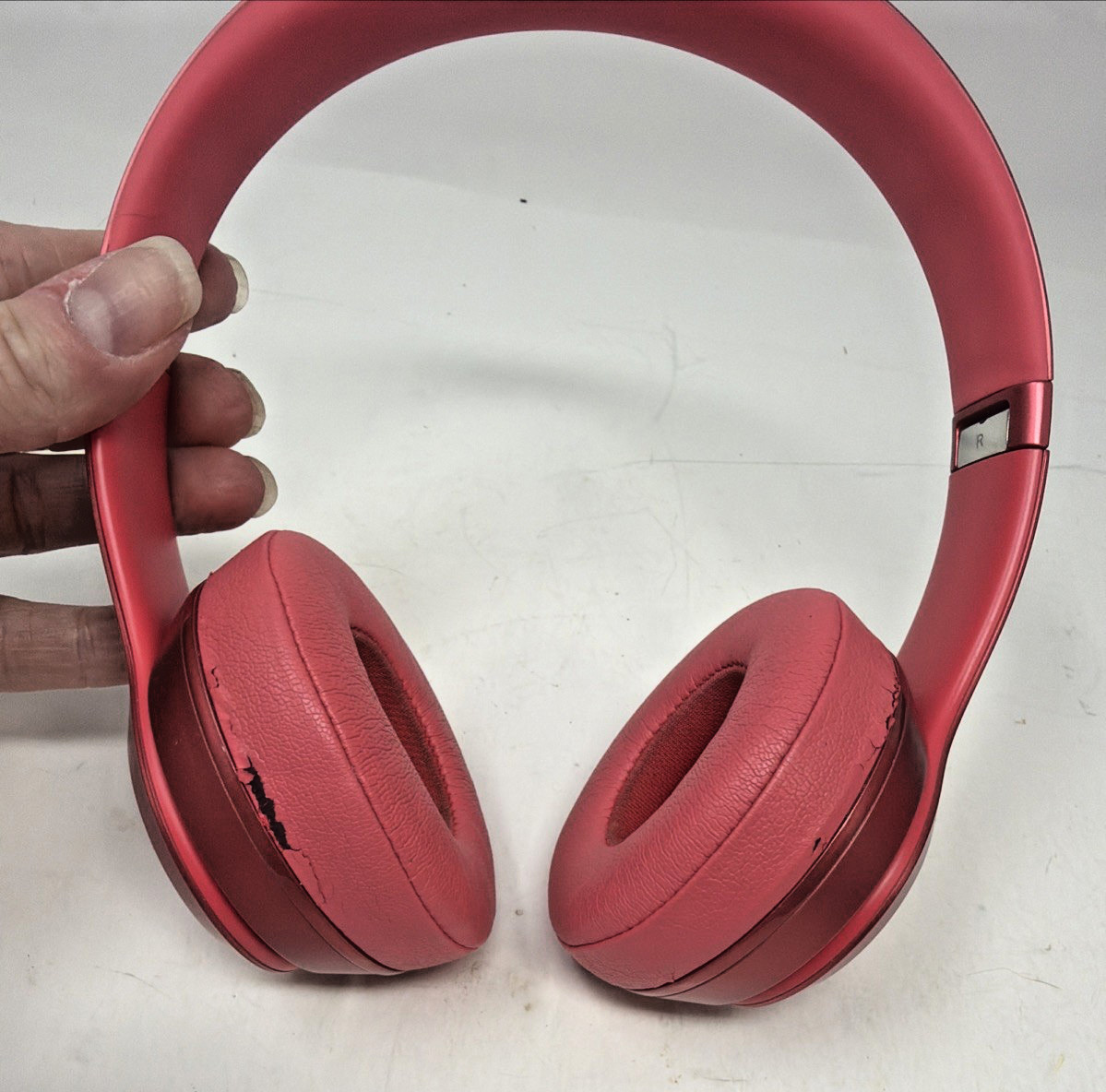 Beats By Dr Dre Solo2 On-Ear Headphones Pink Wired 3.5mm Stereo Foldable Audio