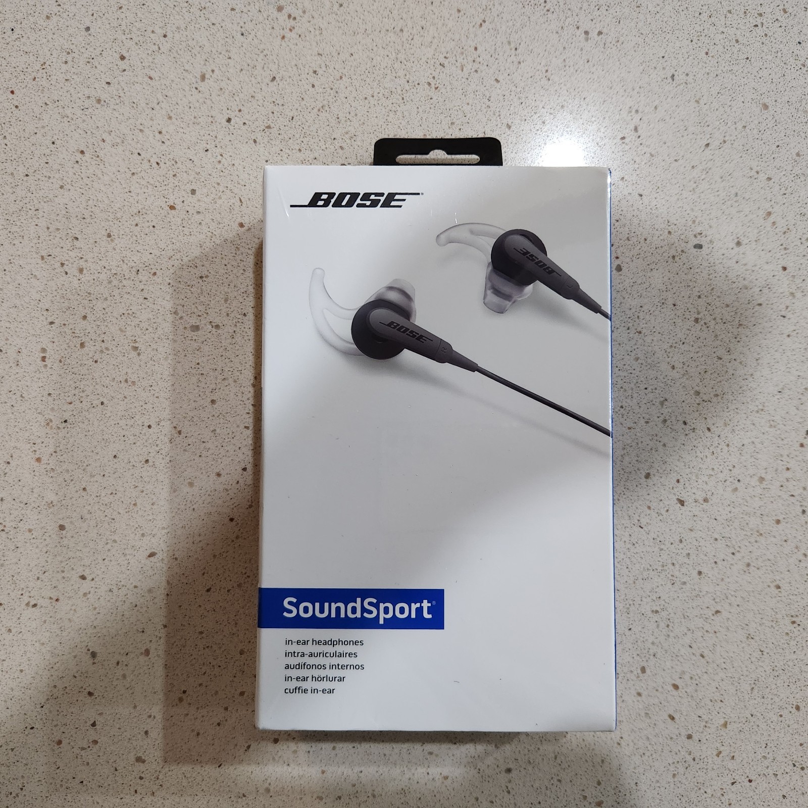 Bose Soundsport In Ear Wired Headphones – Charcoal