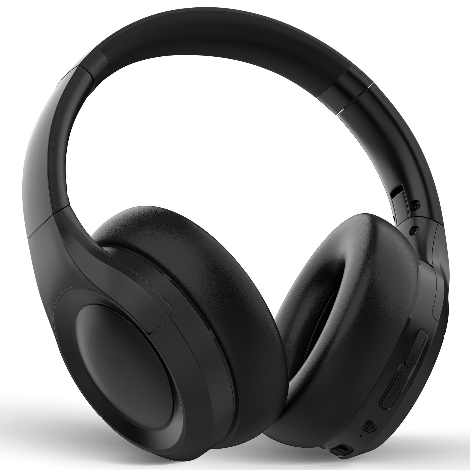 Active Noise Cancelling Headphones, Bluetooth Over Ear, Hi-Fi Stereo,100H Pla…
