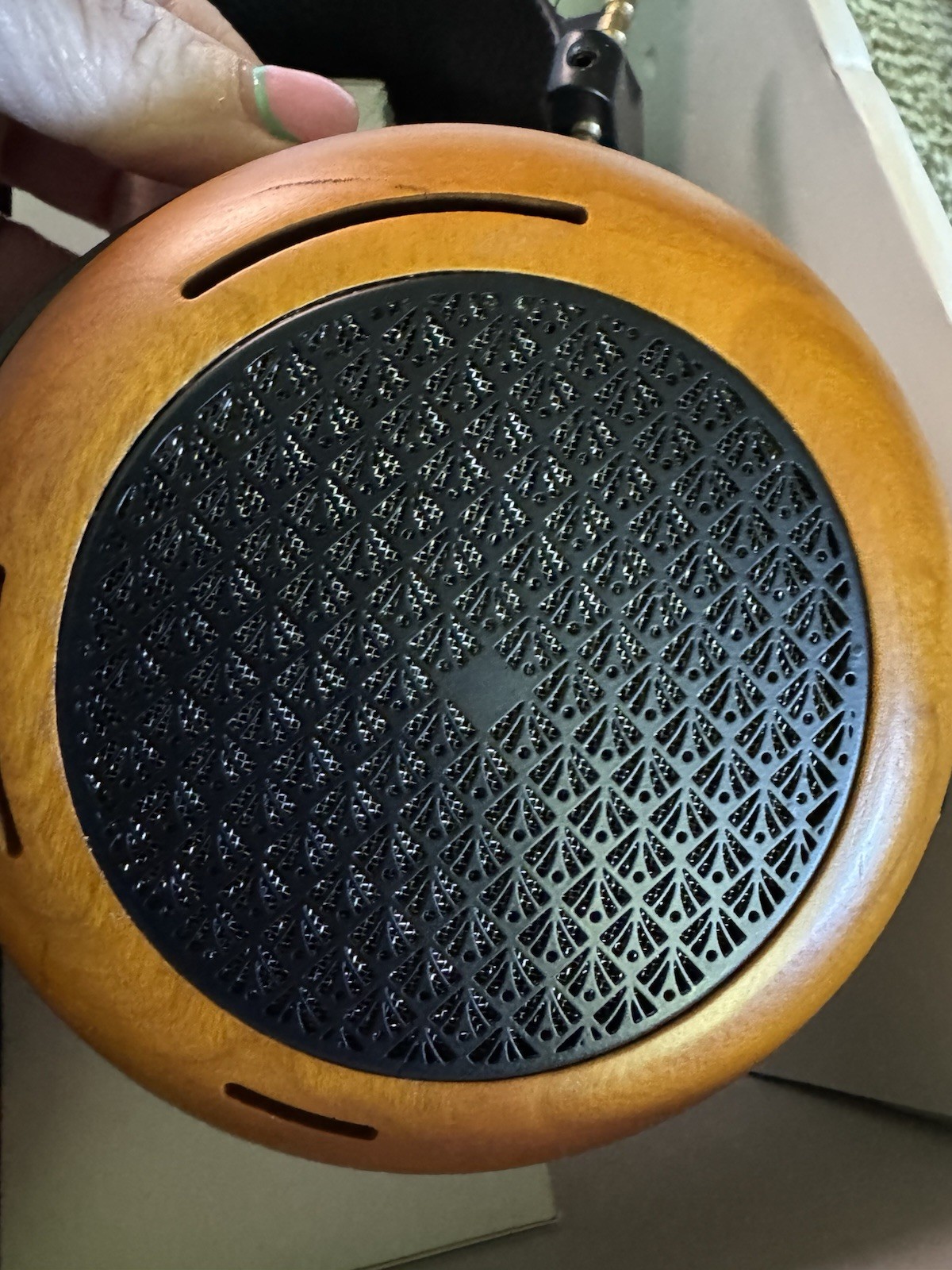 Bao Shi Feng HD1153-03 Over-Ear Open-Back Wooden 53mm 3.5mm Detachable