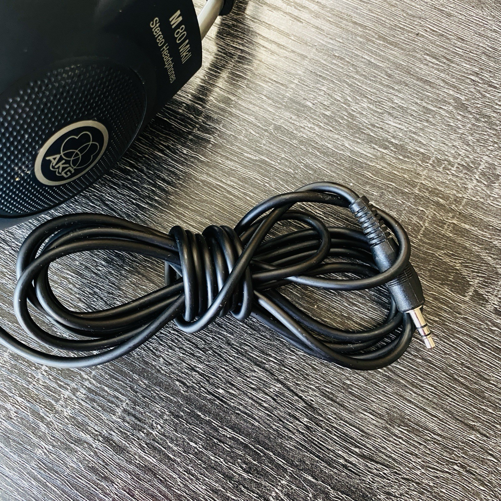 AKG M 80 MkII Mark 2 Mk2 Stereo Headphones Semi-open 3.5mm Tested Working