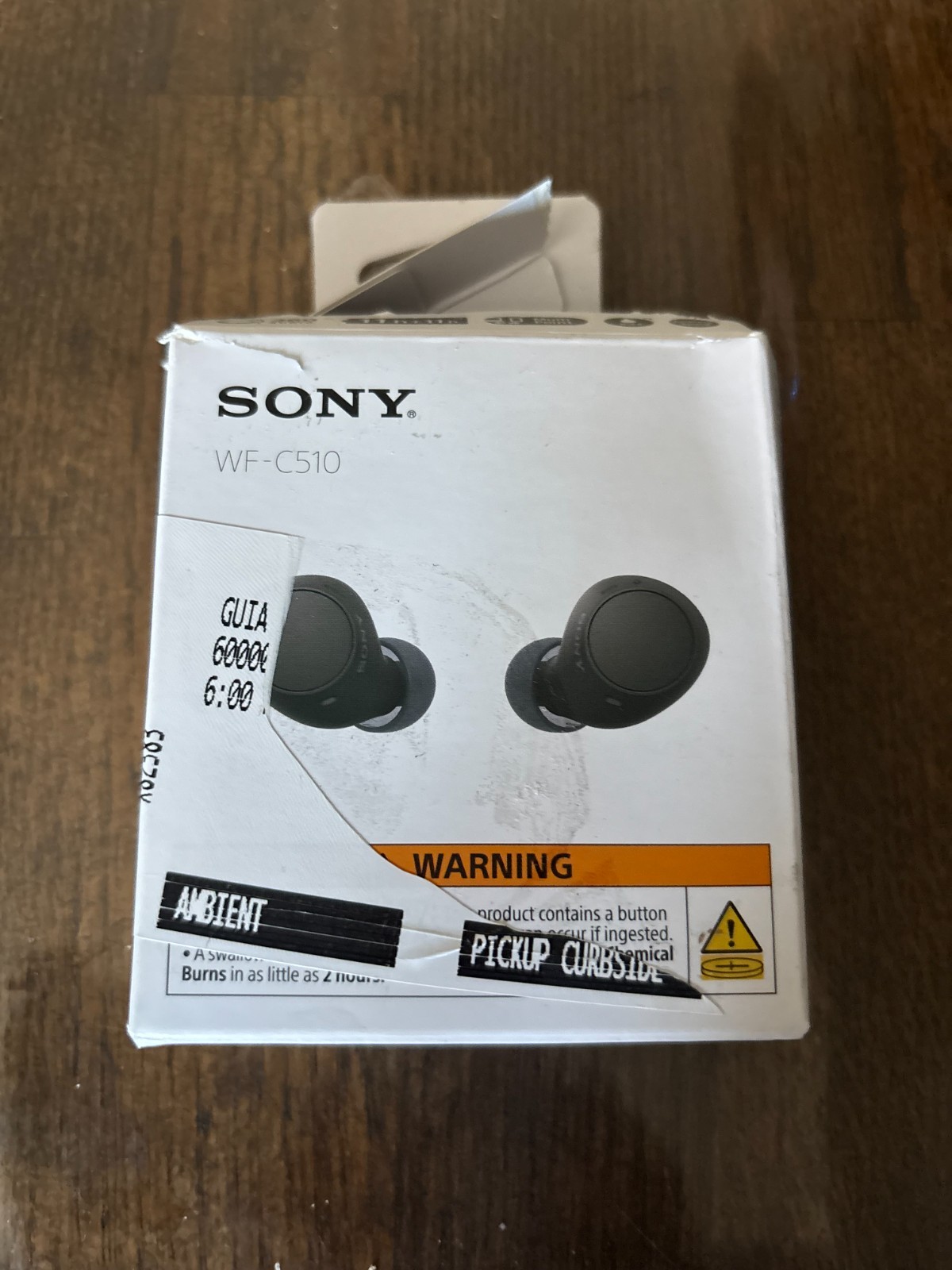 Sony trully wireless in ear headphone black – Model : WF-C510/BRF