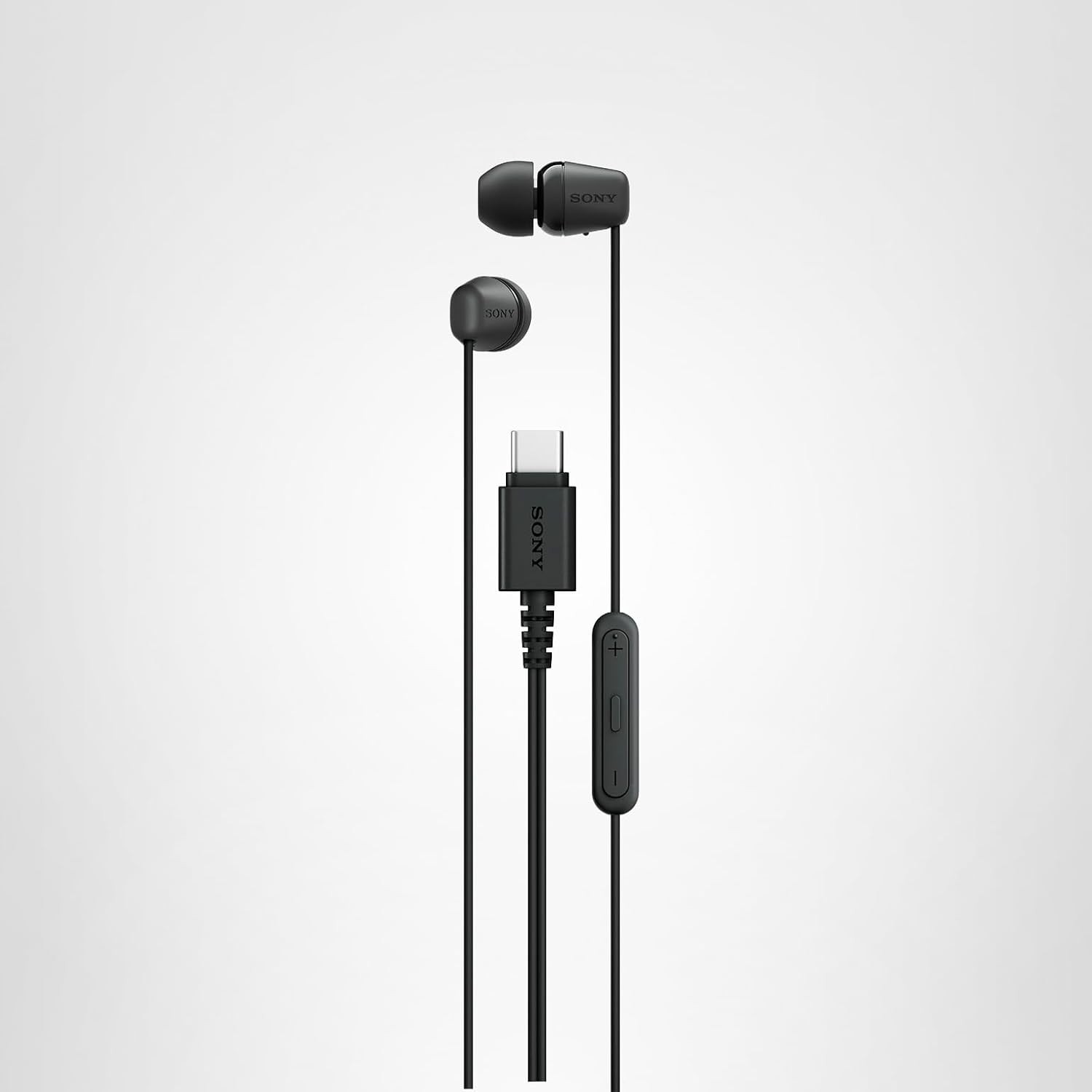 Sony IER-EX15C B Stereo Earbud Headphones Wired In-Ear Earphones USB-C (Black)