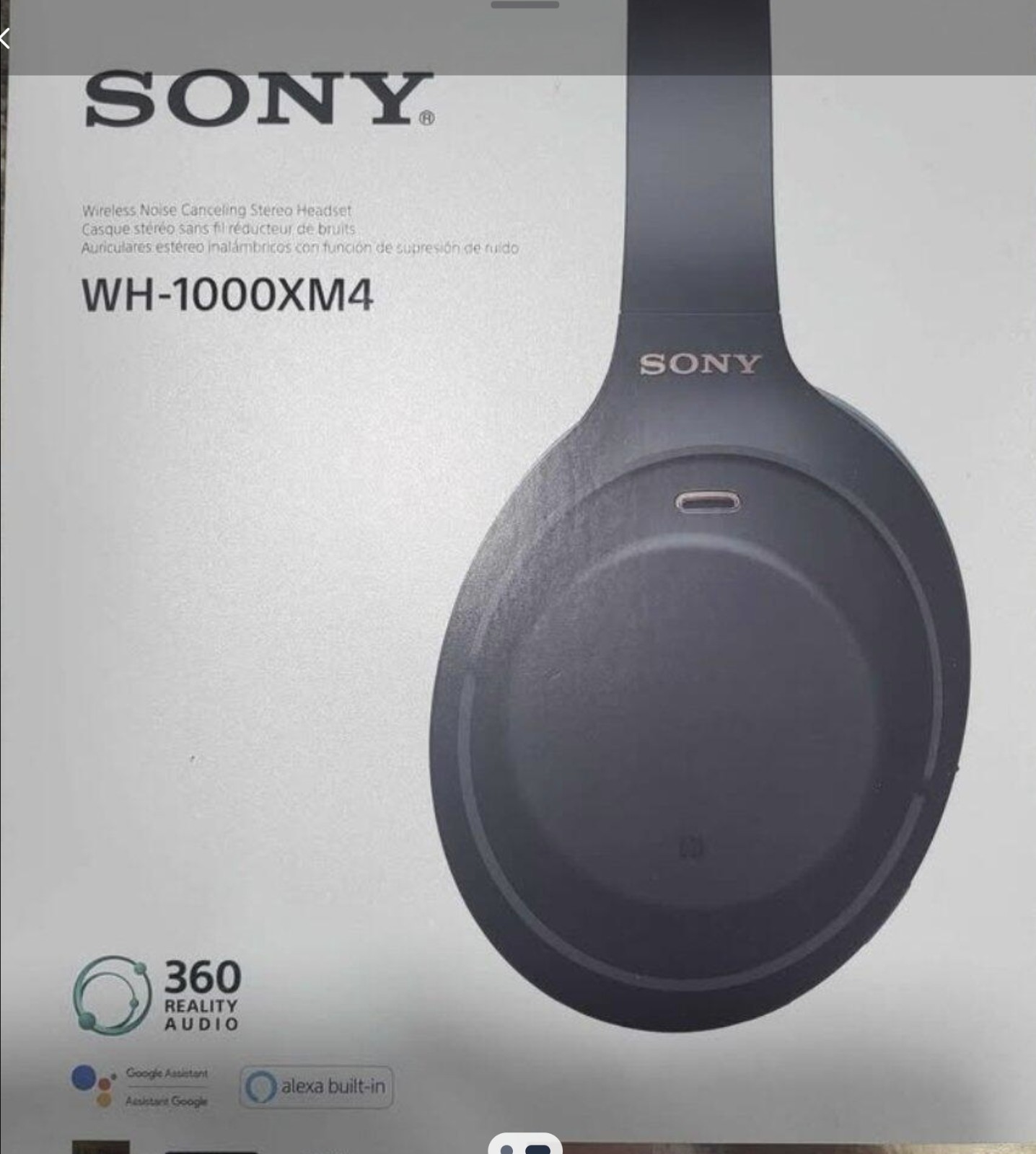Sony ULT WEAR 900N Wireless Noise Canceling Bluetooth Headphones – Black