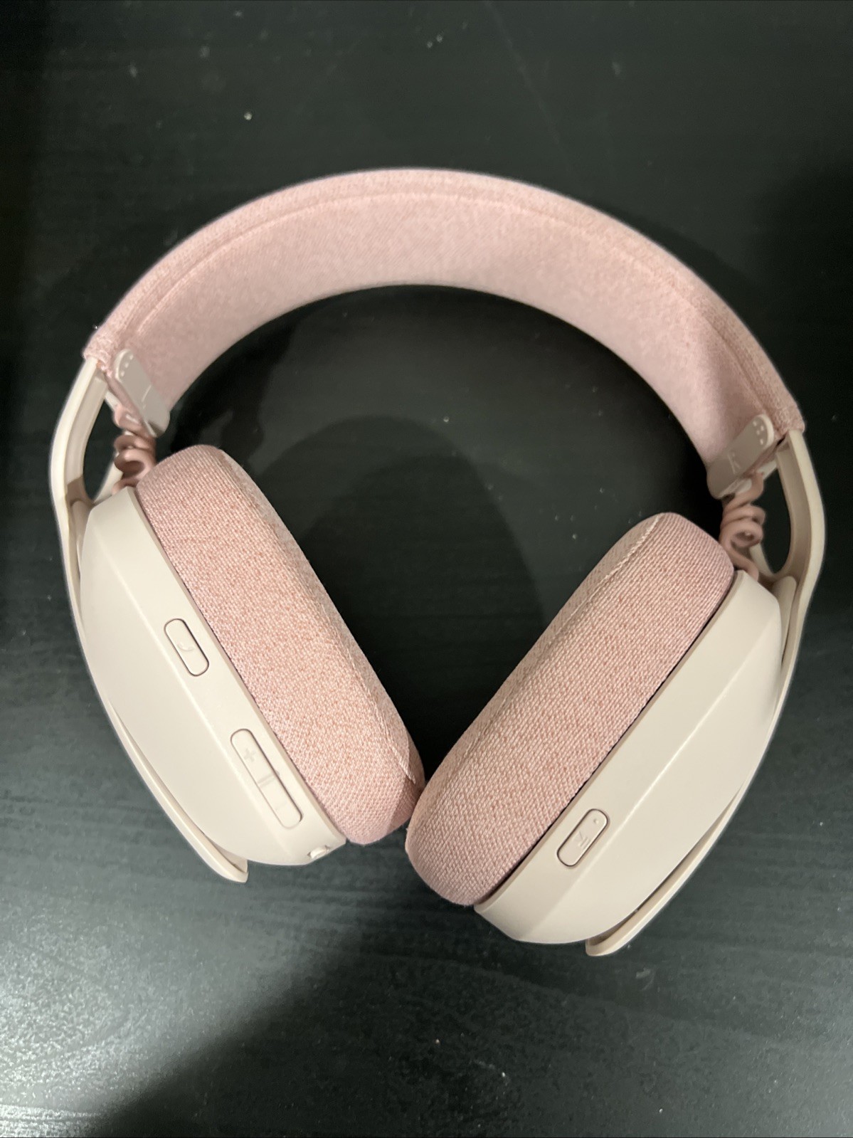 Logitech Zone Vibe 100 Wireless Over Ear Headphones Pink No USB-C Cable Open Box