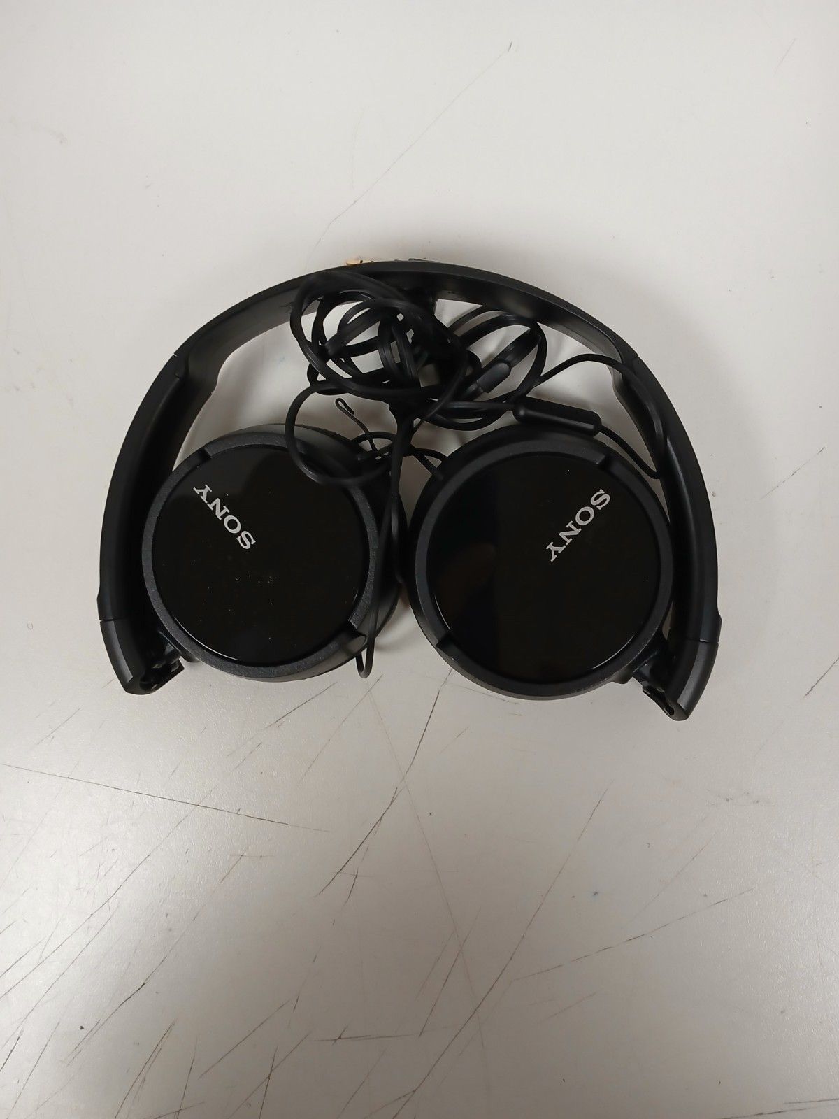 Sony MDR-ZX110AP On-Ear Wired Headphones, Black