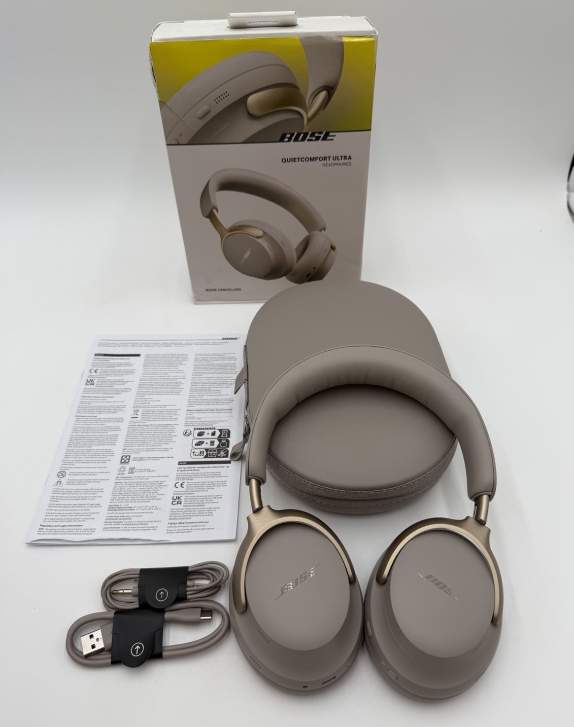 Bose QuietComfort Ultra Noise Cancelling Headphones Sandstone – Mint