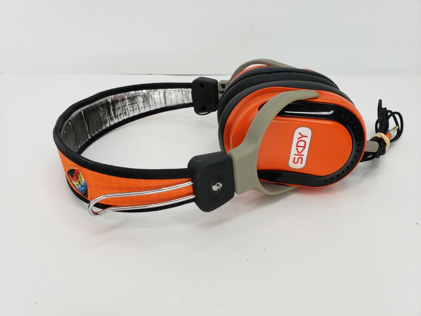 Genuine Skullcandy (SKDY) Federation Orange & Black Agent Headphones **READ**