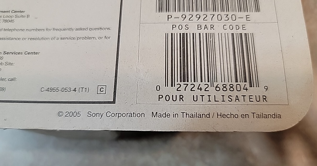 SONY MDR-110LP Lightweight Headphone MDR 110LP New Sealed 2005