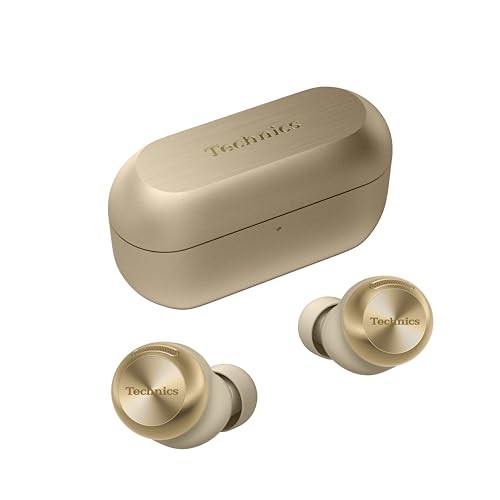 Technics EAH-AZ100-N Wireless Earbuds Champagne Gold ANC High Resolution New