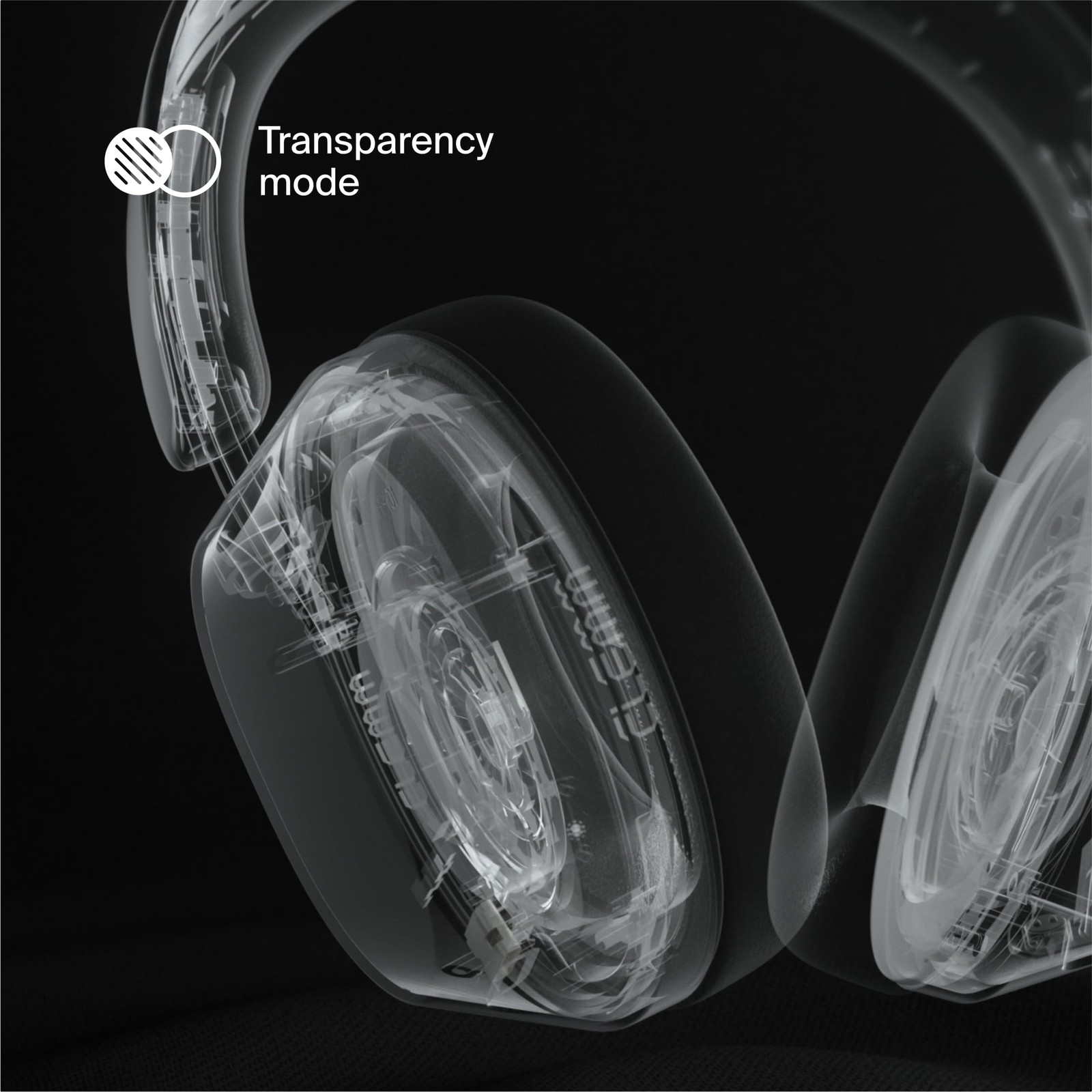 Ambience Over-Ear Headphones, Active Noise Cancelling & Transparency Mode, 65…