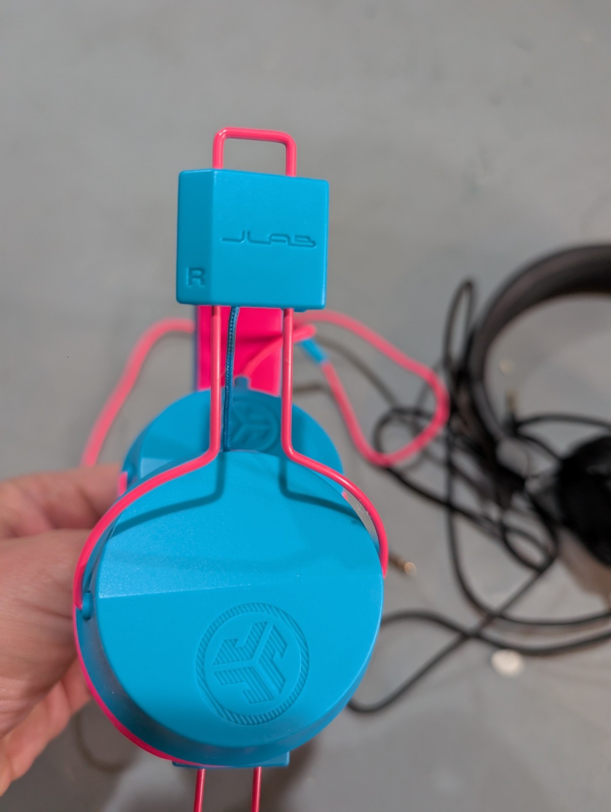 JLab Wired On-Ear Headband Headphones 3.5mm Jack Blue Pink Black