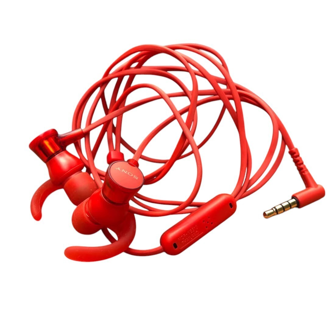 Sony EXTRA BASS Sports In-ear Headphones MDR-XB510AS -RED WITH MIC