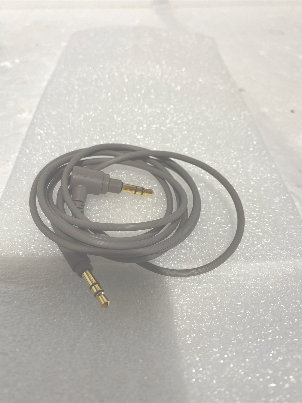 Genuine Sony WH1000XM3 WH-1000XM4 OEM 3.5mm Audio Cable BEIGE/Brown