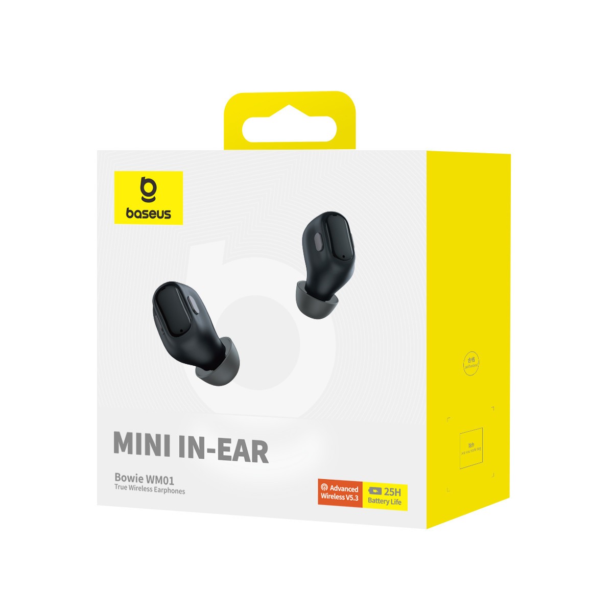Baseus Bowie WM01 True Wireless Earbuds Black – Easy Everyday Music and Calls
