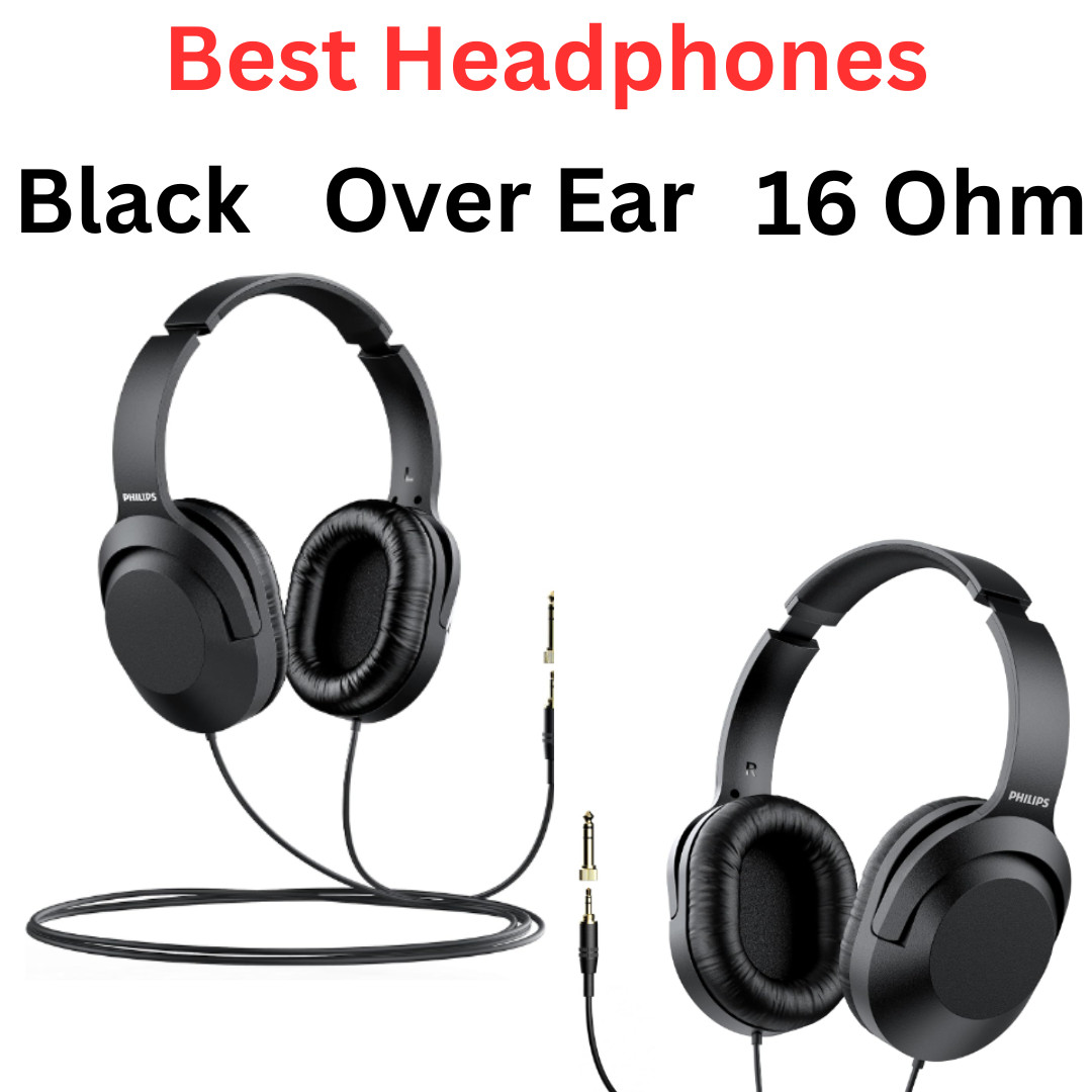 PHILIPS over Ear Wired Stereo Headphones Studio Monitoring and Recording Headset