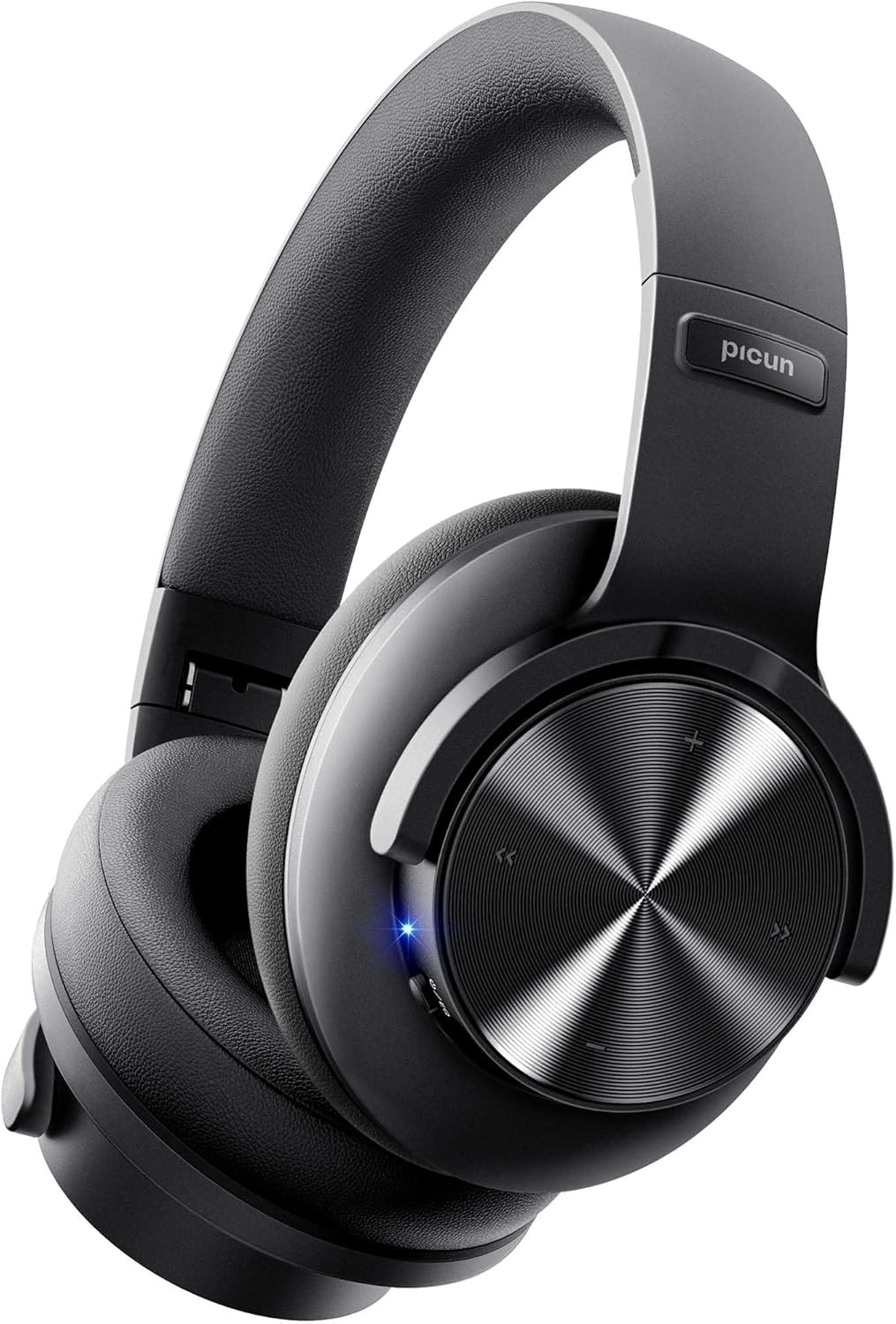 Picun B8 Bluetooth Over Ear Headphones Wireless 120H Playtime w/Mic Foldable