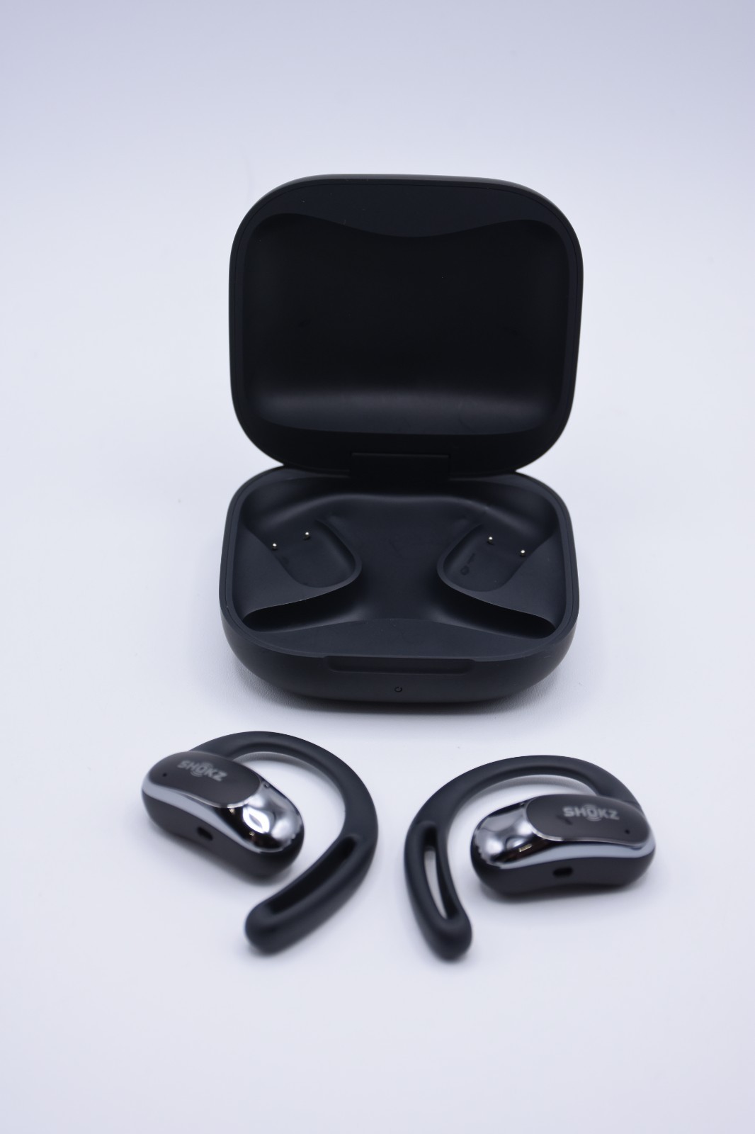 SHOKZ OpenFit Air Open-Ear Wireless Earbuds Black Bluetooth Headphones