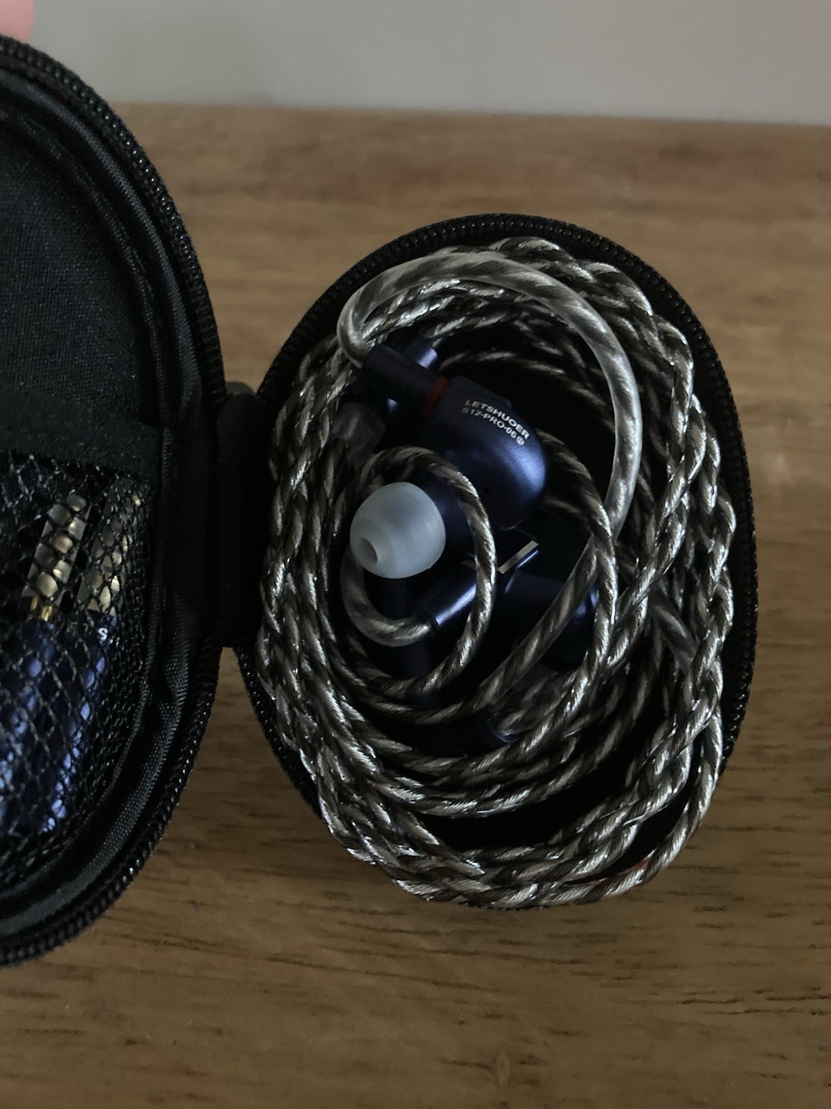 LET SHUOER S12 PRO Hi-Res Audio In-Ear Earbuds Blue, 3.5mm Jack