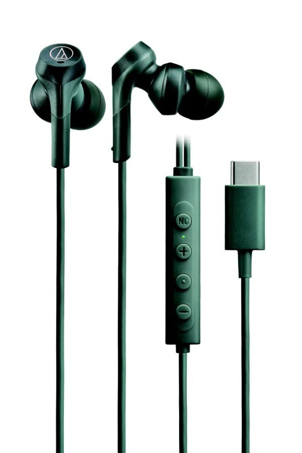 Audio-Technica ATH-CKS330NC GR Noise-Canceling USB Type-C GREEN NEW COLOR