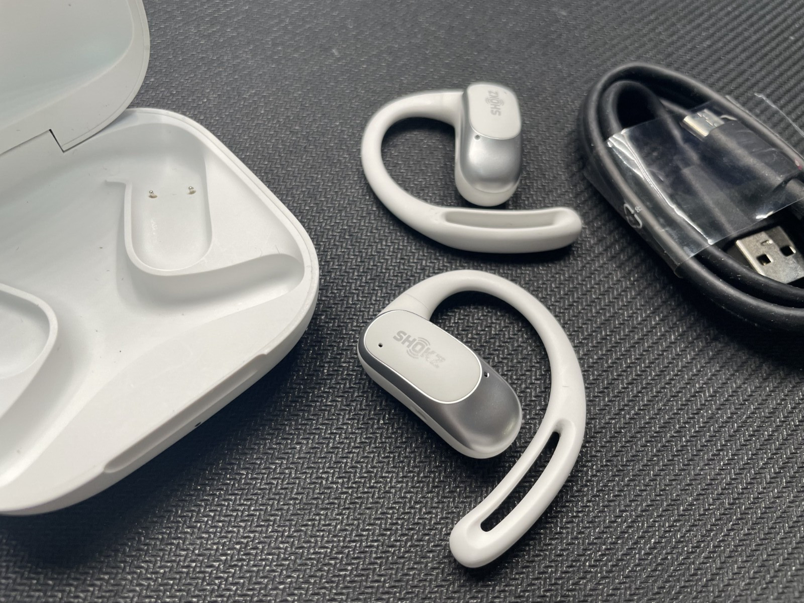Shokz OpenFit Air True Wireless Bluetooth Earbuds white (T511)