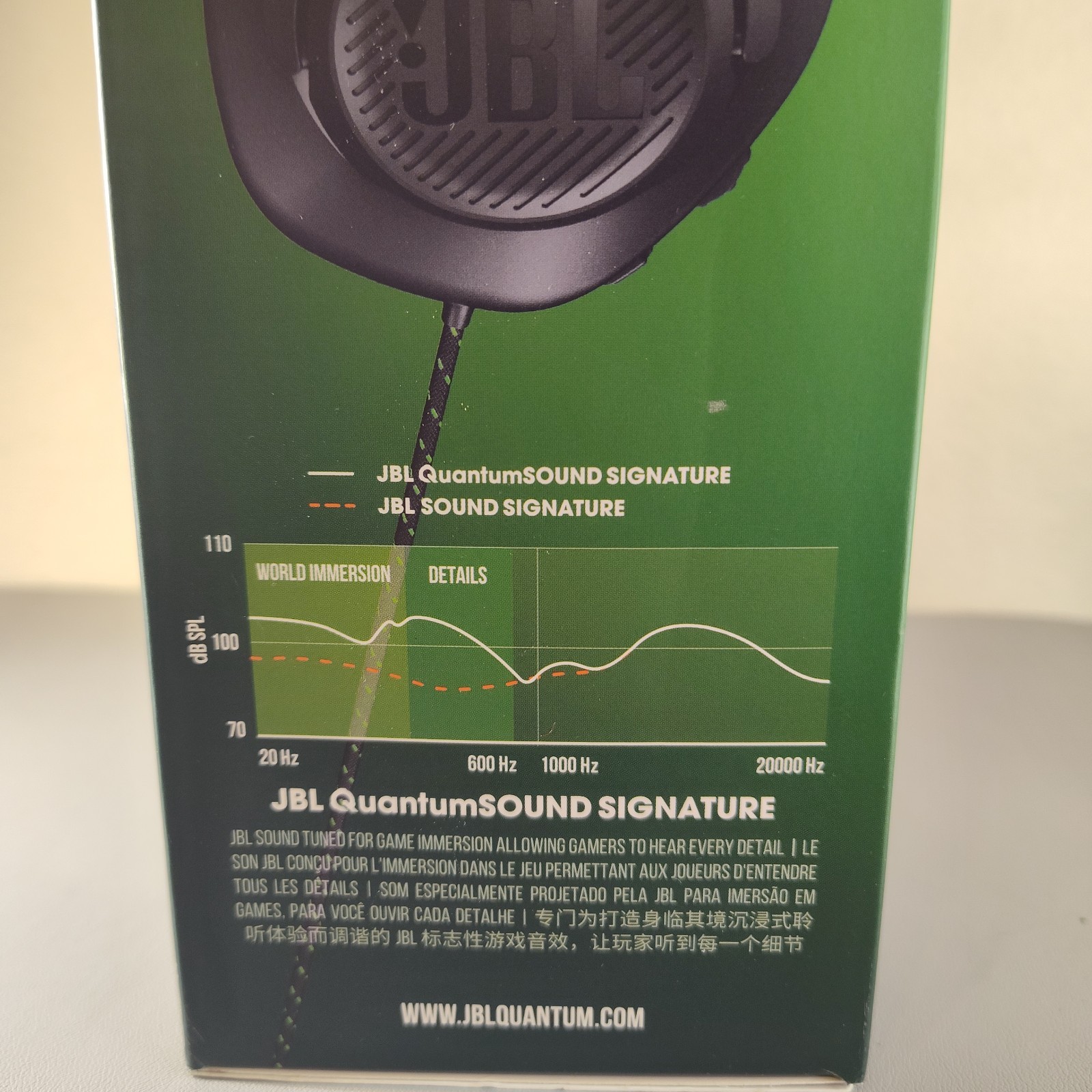 JBL Quantum 100X Wired Gaming Headset (Black)