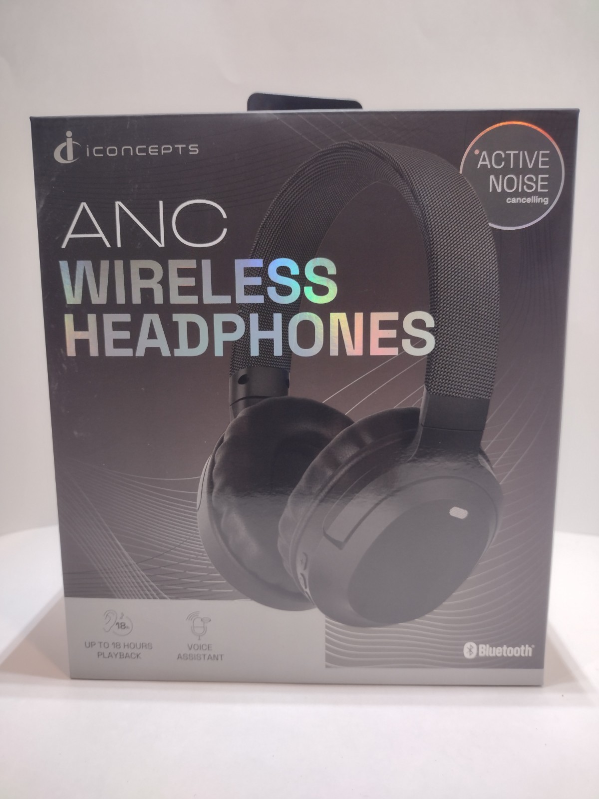 ANC WIRELESS HEADPHONES ACTIVE NOISE CANCELLING VOICE ASSISTANT