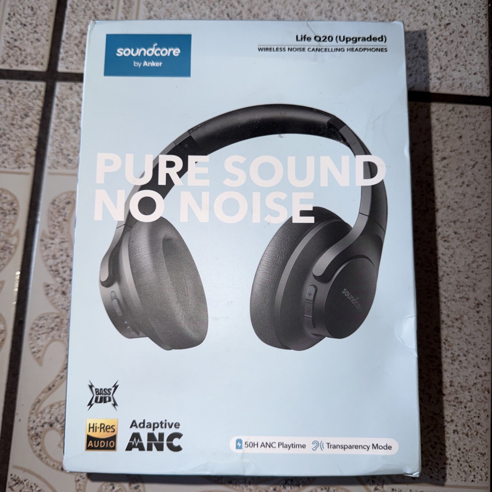 Soundcore Anker Life Q20 Upgraded Wireless Over Ear Headphones Black