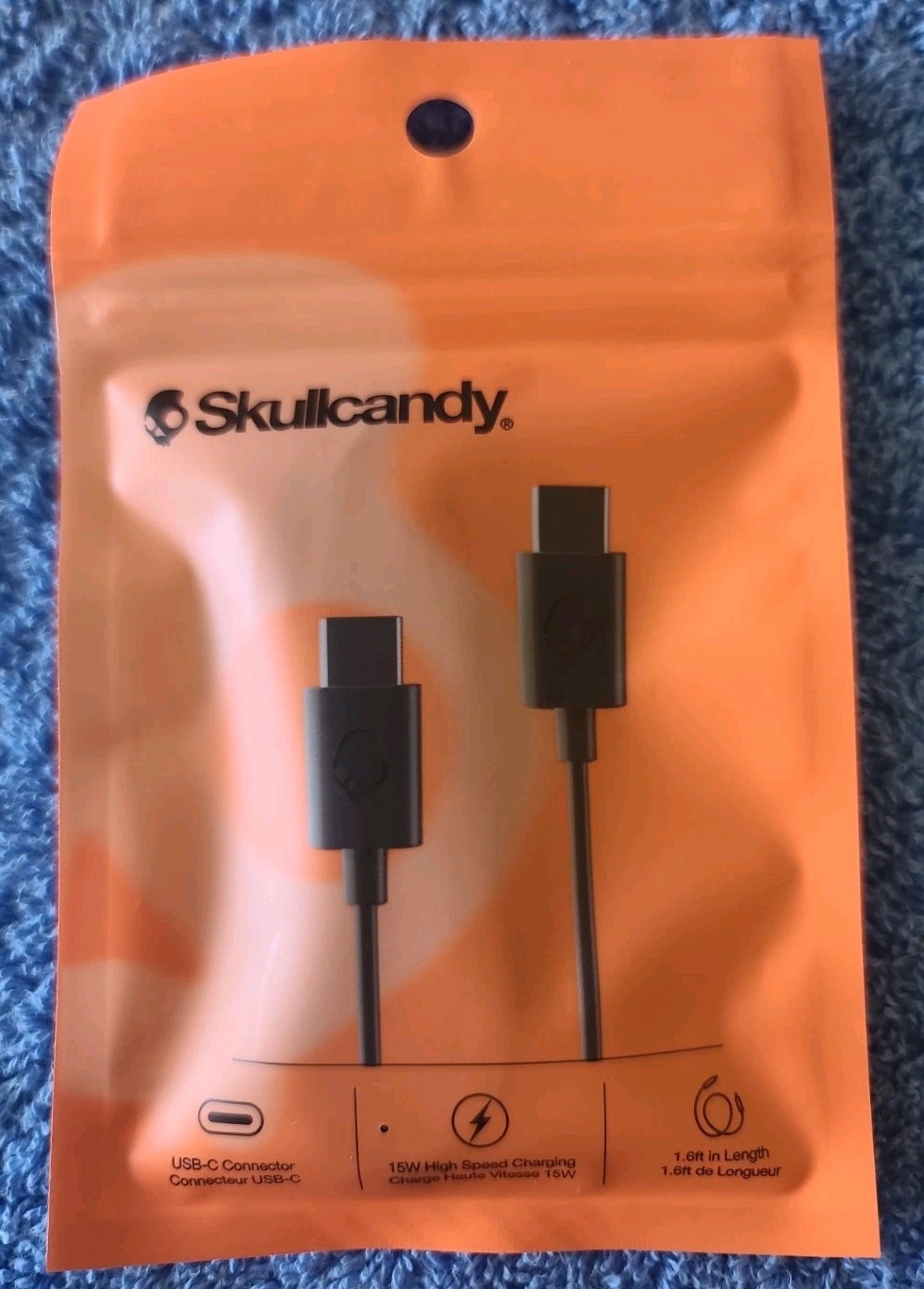 Skullcandy Crusher Evo Wireless Headphones Bluetooth Bone 40Hr Battery w/USB-C