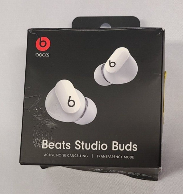 Beats Studio Buds with ANC and Transparency Mode, White (MJ4Y3LL/A)